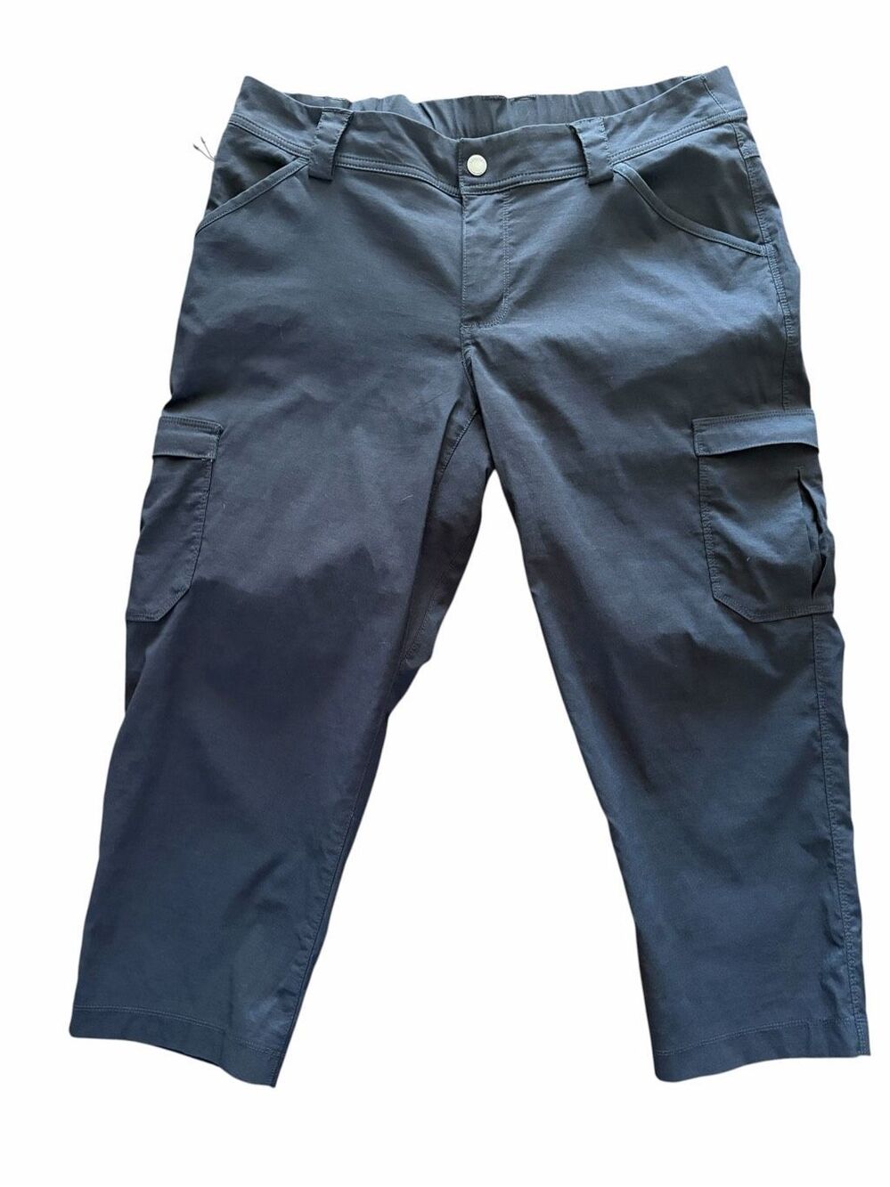 Duluth Trading Dry On the Fly Capri Pants Women’s Size 12 Ink Quick Dry Pockets